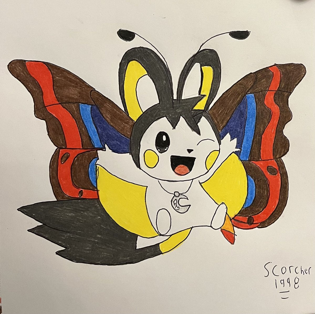 PirateScorcher's tweet image. Art fight 2025 - flying Neo
Friendly fire for @NeoEmolga of their Pokemon oc Neo flying in the sky
Hope you like it
#artfight #artfight2025 #friendlyfire #attack #drawing #pokemon #oc #feral