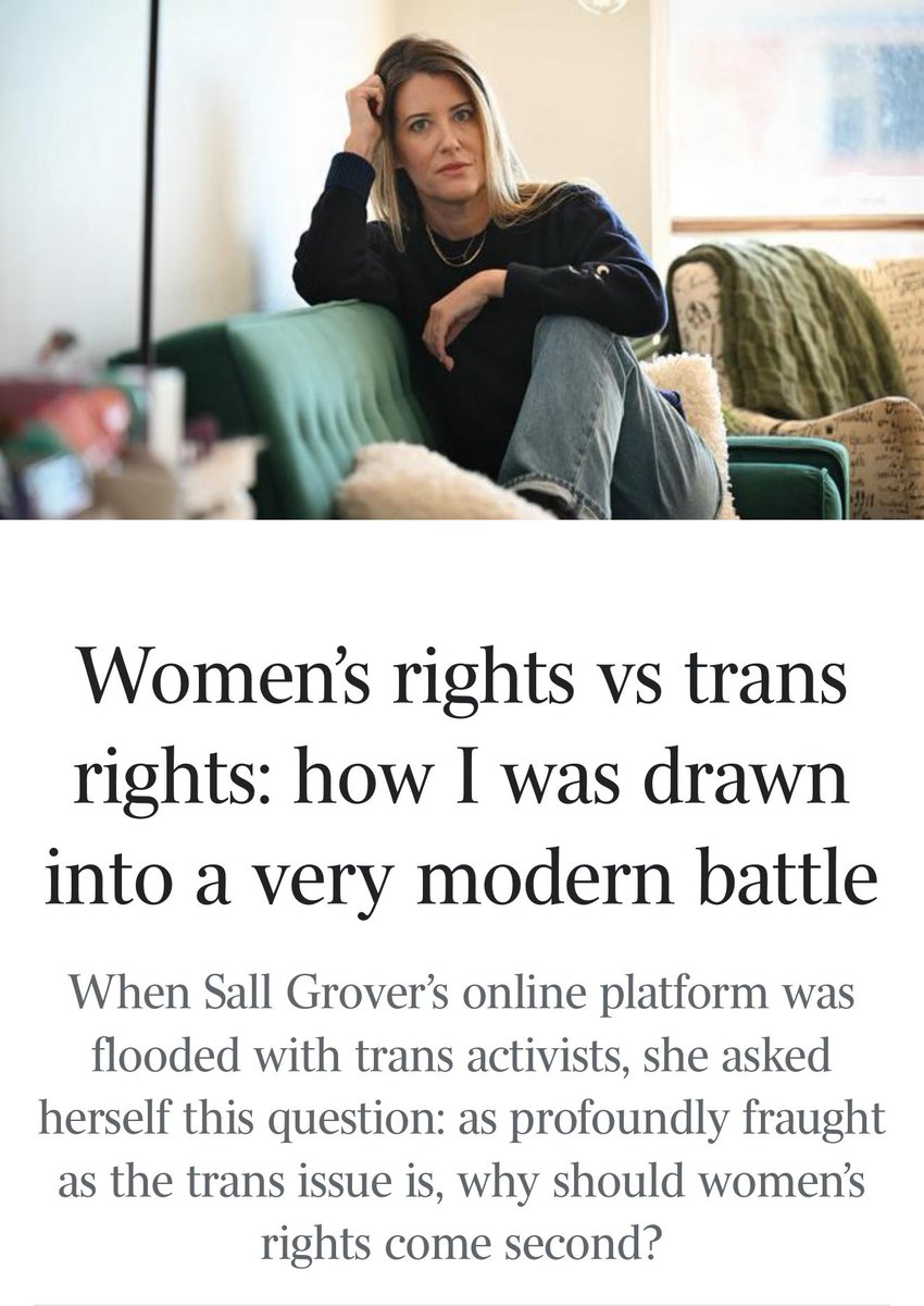 “And even if the Federal Court appeal judges say sex is changeable, Grover says, ‘they would be wrong. Sex is not changeable. Documents are changeable. Laws are changeable. Sex never has been, and never will be, changeable.”

Link 👇