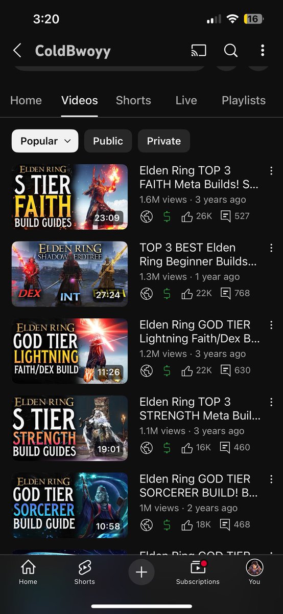 Just added a 5th video to the million view club 💯🔥 To think that this many people watched my videos is absolutely insane..