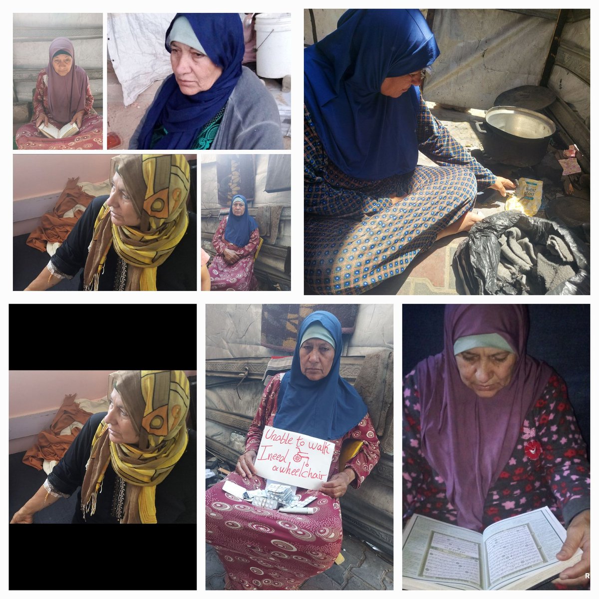 ShadiaHamad01's tweet image. I’m an elderly woman from Gaza 👵🇵🇸, living in a tent under unbearable heat 🏕️🔥
I need medicine and food 💊🍞
I swear I need your help now more than ever
Please don’t ignore me — share, donate, or at least pray for me 🤲
chuffed.org/project/139415…