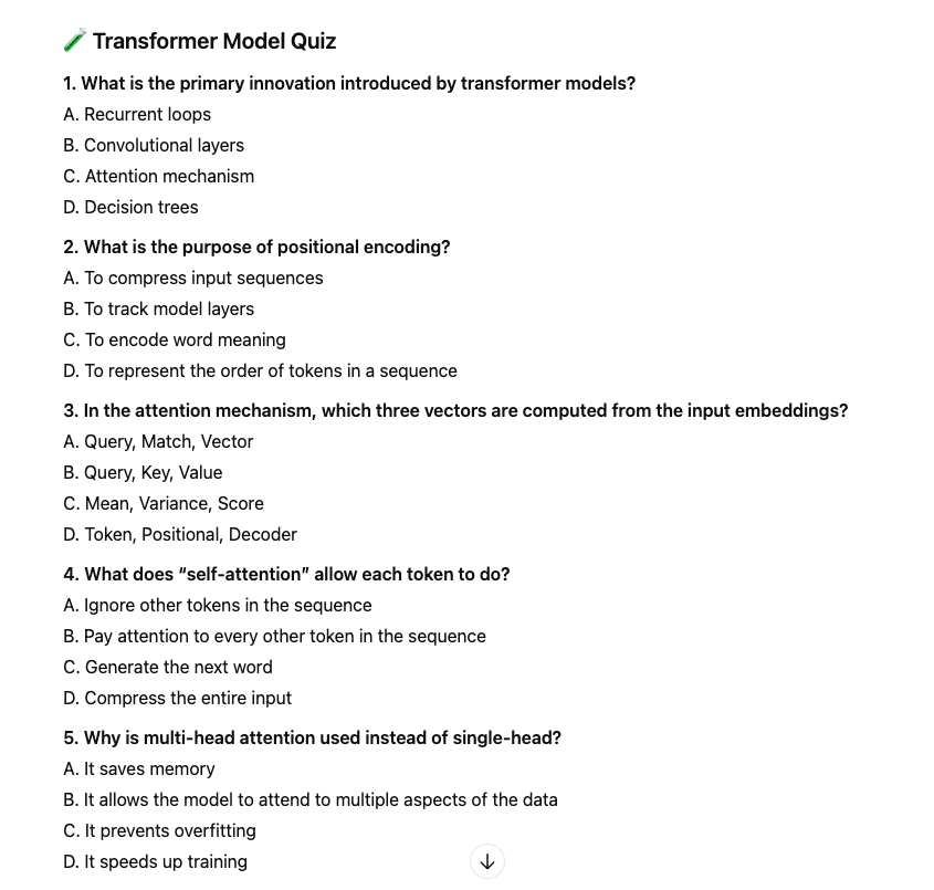 _simonsmith's tweet image. Got the new "study and learn" feature in ChatGPT but it doesn't seem to do much. Normal text response, normal image output, and when I asked for a quiz it just generated one in text rather than using Canvas to make it interactive. Maybe not fully rolled out?