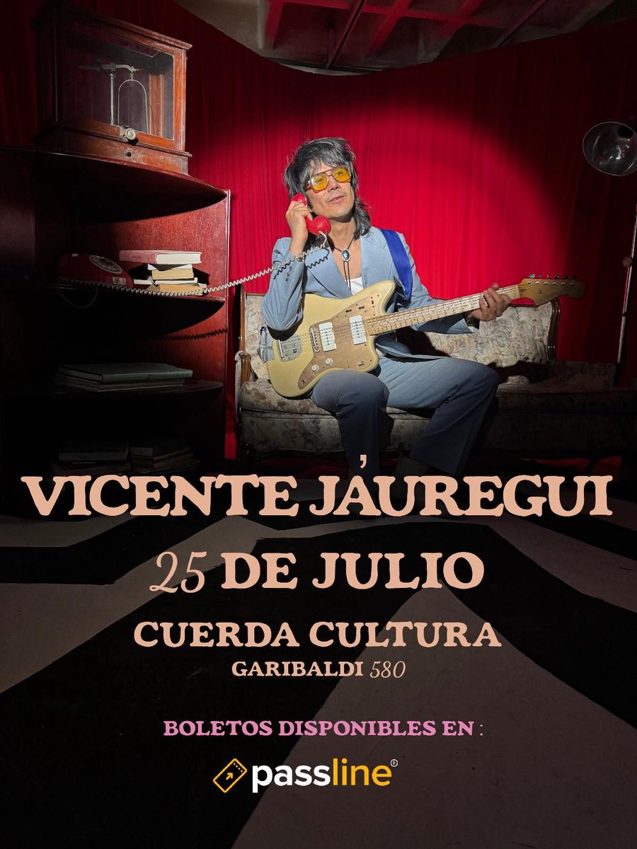 SinDocumentosMX's tweet image. Esta noche, @VicentJauregui presenta en Guadalajara el EP &quot;Ternura Radical&quot; y otras canciones que han apuntalado su carrera al margen de @sanpascualitor. 

Detalles:
buff.ly/voP0eQd
