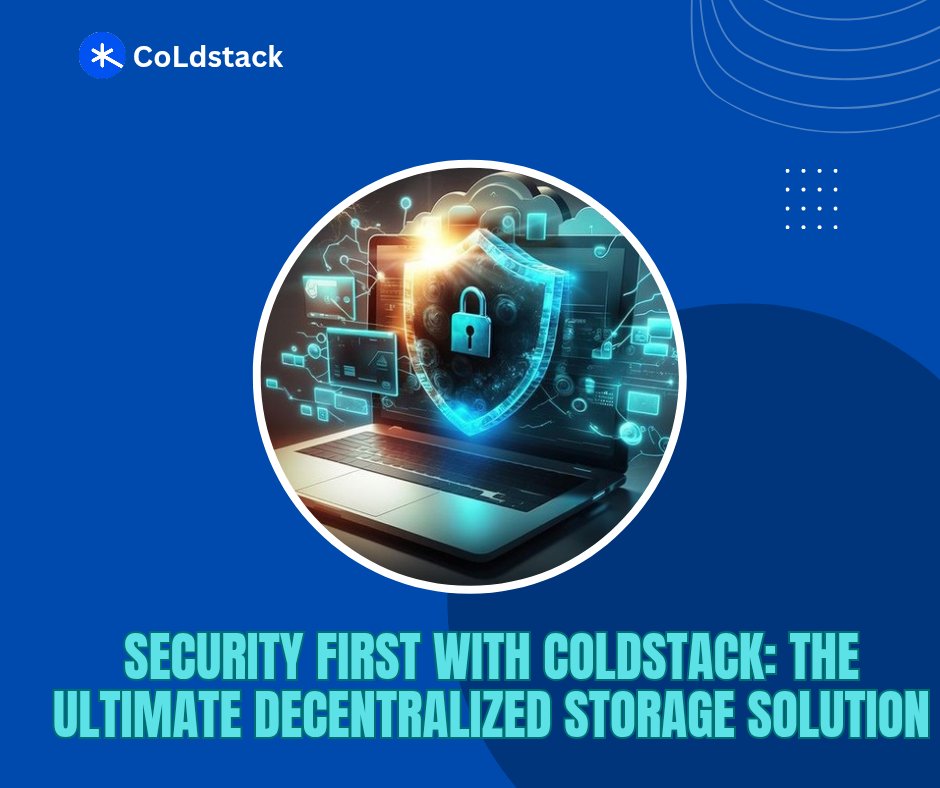 Rarebreed2187's tweet image. Security First with @coldstack_io: The Ultimate Decentralized Storage Solution
Ever worry about where your data really lives or who has access to it?
With ColdStack, your data’s safety isn’t just a feature,it’s the foundation. 
🧵👇 Let’s break it down:
#ColdStack #Web3