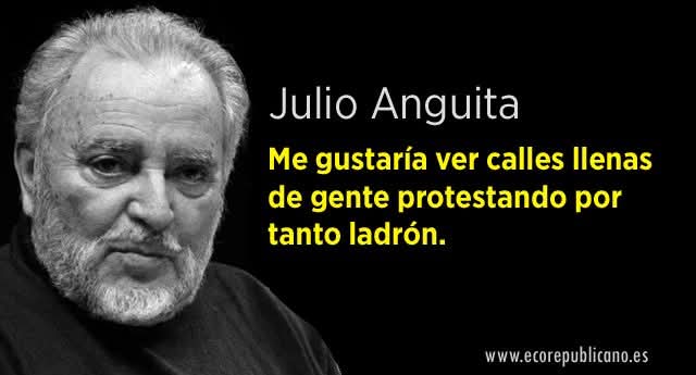 ecorepublicano's tweet image. Julio Anguita