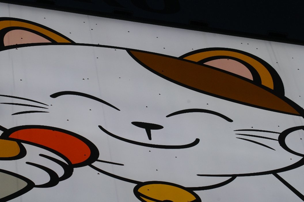 crow_research's tweet image. まねきねこのソバカスは、全部マイマイガ。