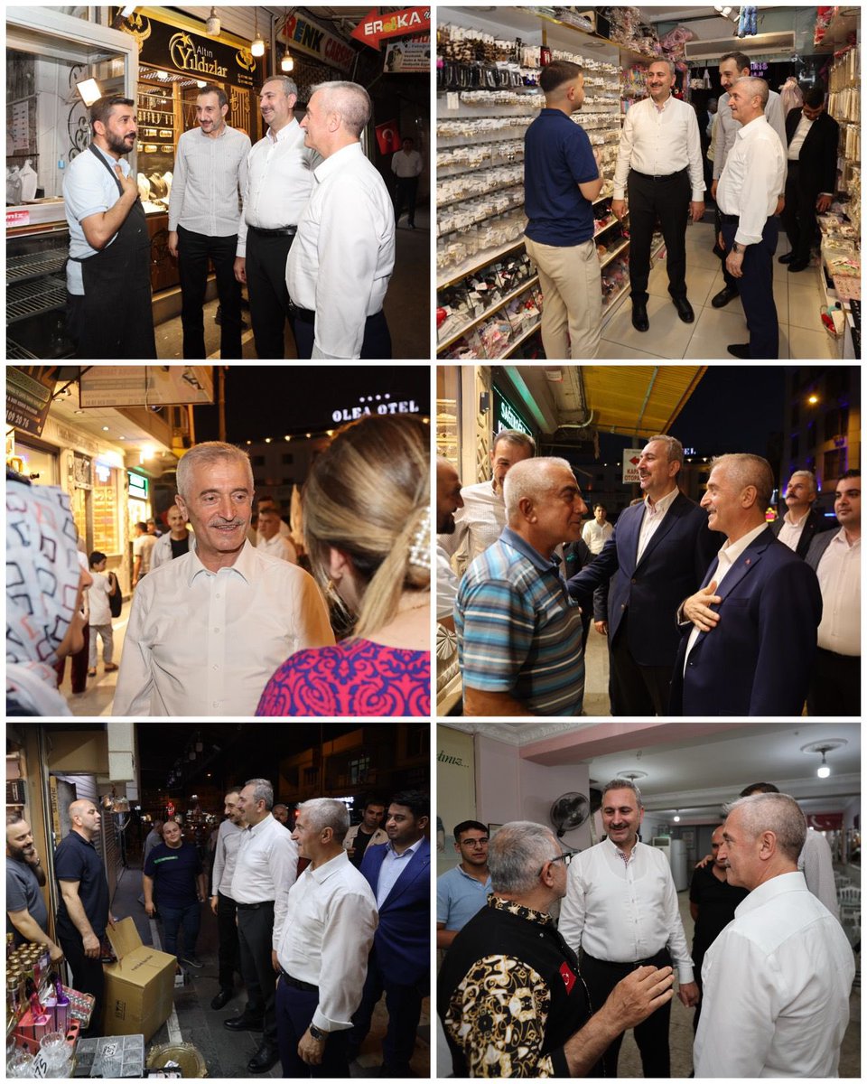 Mehmet Tahmazoğlu 🇹🇷 (@mtahmazoglu) on Twitter photo Kilis’te çarşı esnafımızla bir aradayız.
AK Parti Grup Başkan Vekilimiz Sn. <a href="/abdulhamitgul/">Abdulhamit Gül</a> ve Kilis İl Başkanımız <a href="/akserhanbaskan/">Serhan Diyarbakırlı</a> ile birlikte ziyaret ettiğimiz esnaf kardeşlerimize hayırlı işler, bereketli kazançlar diledik.
📍Cumhuriyet Caddesi
#Şahinbey #Gaziantep Kilis’te çarşı esnafımızla bir aradayız.
AK Parti Grup Başkan Vekilimiz Sn. <a href="/abdulhamitgul/">Abdulhamit Gül</a> ve Kilis İl Başkanımız <a href="/akserhanbaskan/">Serhan Diyarbakırlı</a> ile birlikte ziyaret ettiğimiz esnaf kardeşlerimize hayırlı işler, bereketli kazançlar diledik.
📍Cumhuriyet Caddesi
#Şahinbey #Gaziantep