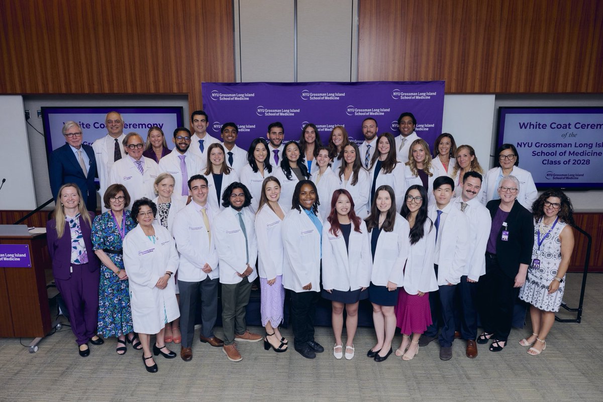 Lucky #7! After a full week of orientation, first year medical students marked their entrance to medical school with a beautiful traditional White Coat Ceremony.  Congratulations to our 7th entering medical school class, the Class of 2028!