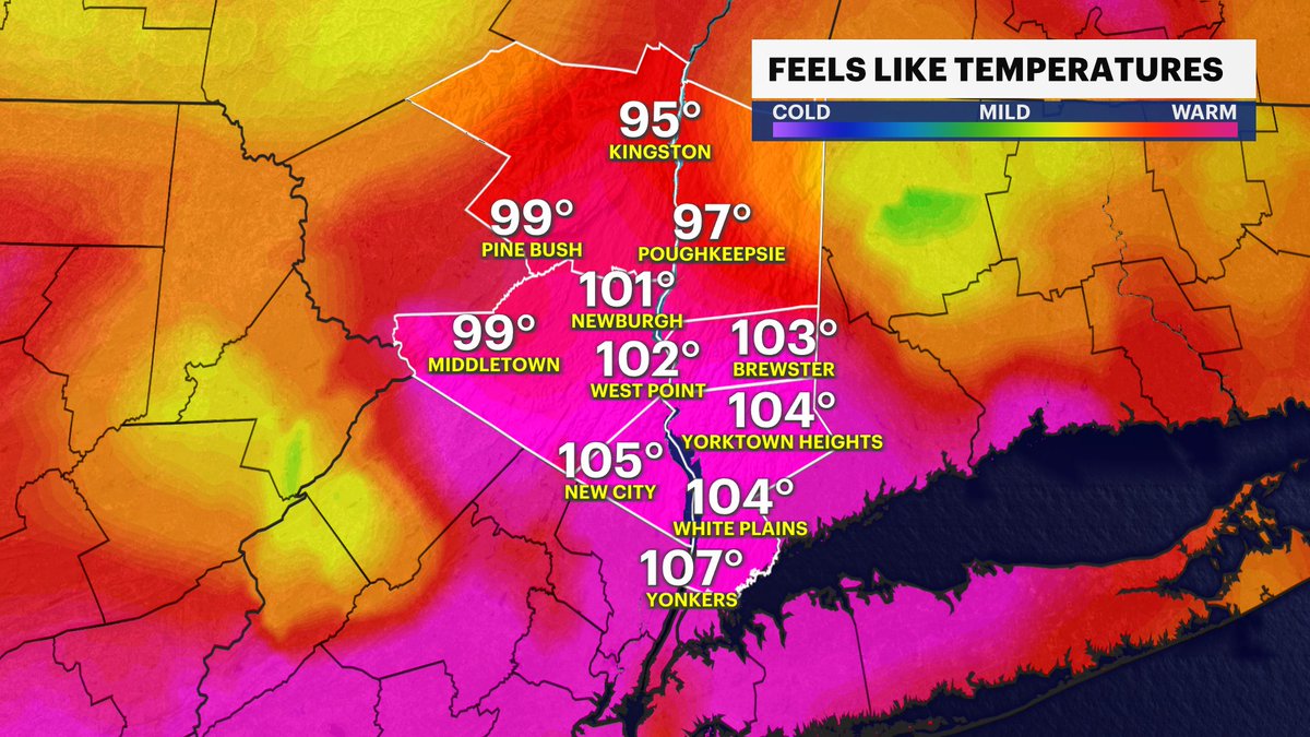 JSeawright_TVWX's tweet image. It's 330 PM, and outside of some spotty downpours and some storms. The heat is cranking this afternoon!
Stay cool, friends, a little relief is on the way!
#nywx #hudsonvalley