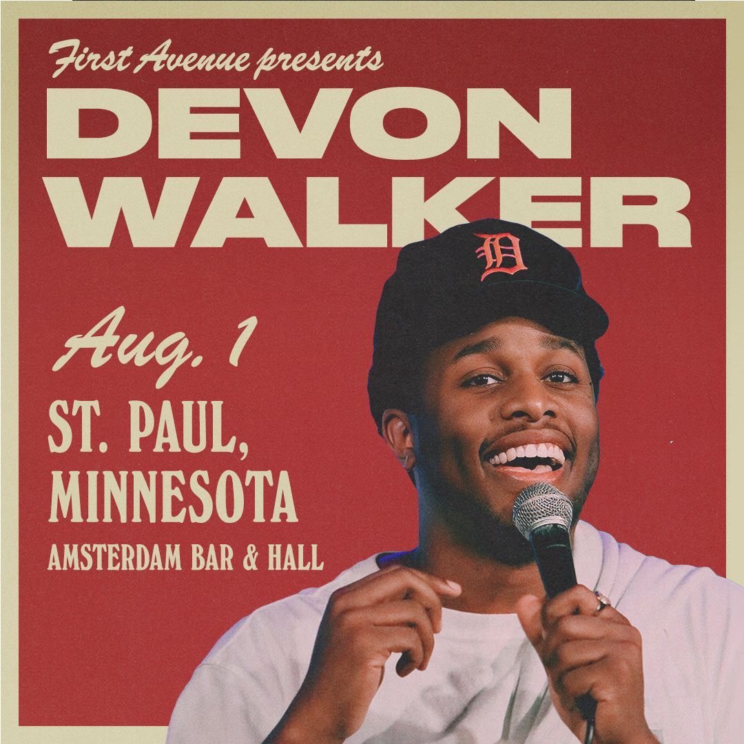 FirstAvenue's tweet image. These days, we all need some comic relief... look no further! SNL cast member Devon Walker (@internetdevon) is bringing his stand up comedy to @amsterdambar651 a week from today!! ♣︎♣︎♣︎
8/1 tix → firstavenue.me/4lPorht