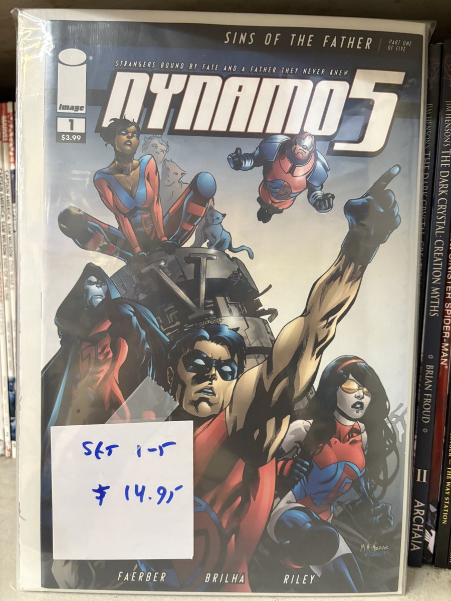 TheComicHunter's tweet image. Anyone looking for a whole lot of Dynamo5? 
Check out what we just got.