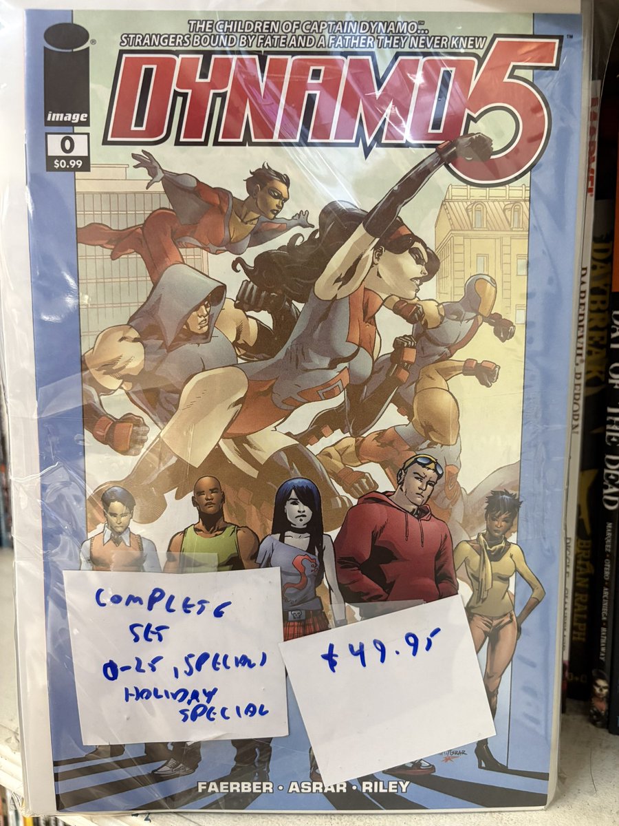 TheComicHunter's tweet image. Anyone looking for a whole lot of Dynamo5? 
Check out what we just got.