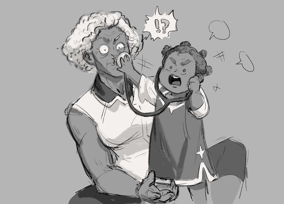 Rigiliz's tweet image. Finally it’s Ambessas turn to get bossed around by her little granddaughter 💗😌