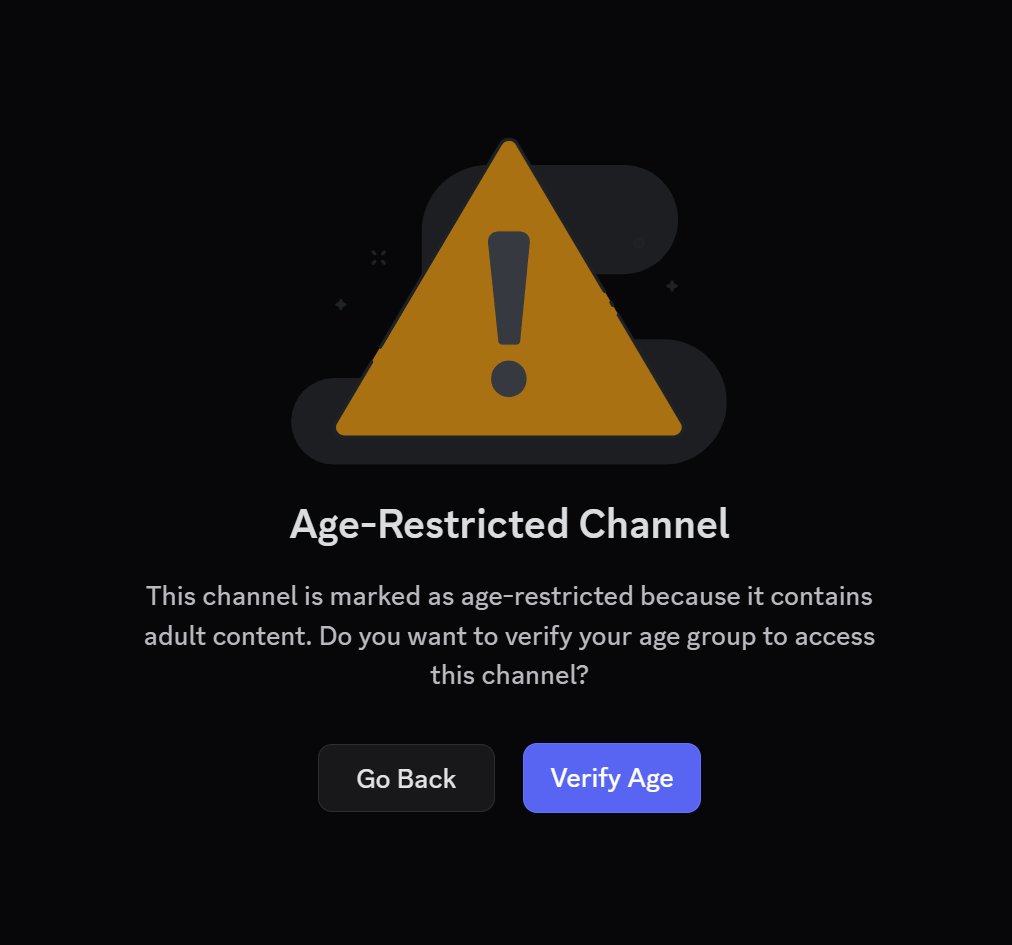 you can just set anything to 18+ and we get blocked out LOL . new anti british method dropped