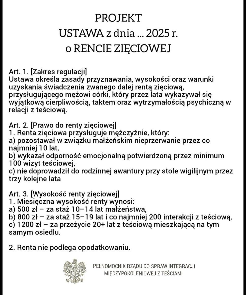 TheWatcherPL's tweet image. Dwa dni aktywności i już są efekty.
Na początku września składam pełen projekt ustawy do Marszałka Sejmu.