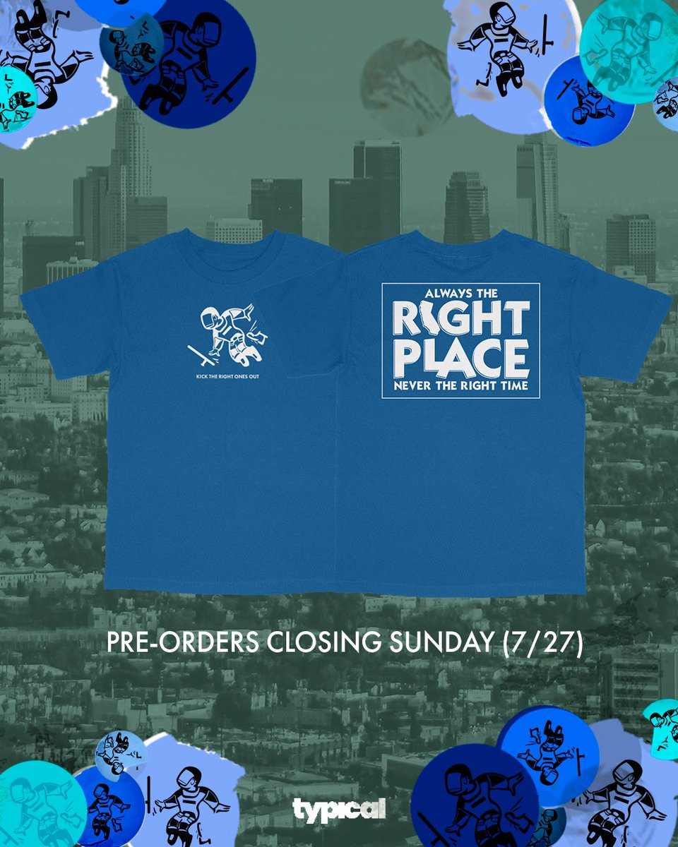 TypicalBrandMFG's tweet photo. The Right Ones Tee pre-order closes this Sunday (7/27)

Each shirt will directly support different mutual aid funds in Orange County, Inland Empire, and Los Angeles that are facing 🧊 &amp; related struggles.

https://t.co/dUtFfl0vgs https://t.co/gioeprGjmn