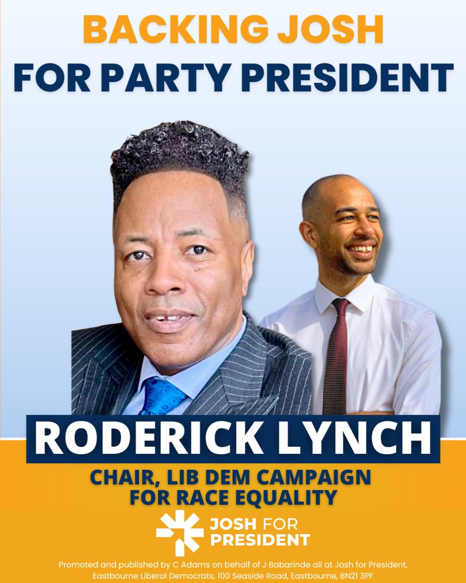 LDCRE1's tweet image. Our @ldcre1 Chairman @RjlynchJ has today publicly backed @JoshBabarinde to be the next president of the @LibDems . Are you onboard?