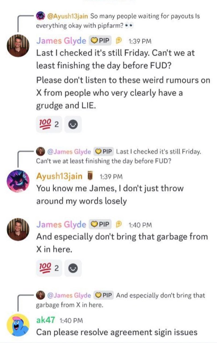 🚨 EMERGENCY ALERT: <a href="/thepipfarm/">PipFarm | Funded Trader Firm</a> is collapsing?

100s of traders SCAMMED:
Payouts DELIBERATELY delayed  
Fake "risk interviews" used as excuses  
Firm may SHUT DOWN &amp; RUN with funds💸  

<a href="/Jamesglyde/">James Glyde</a> STOP THIS SCAM NOW:
✅ PROCESS ALL PAYOUTS  
✅ END THE NONSENSE  
Traders: