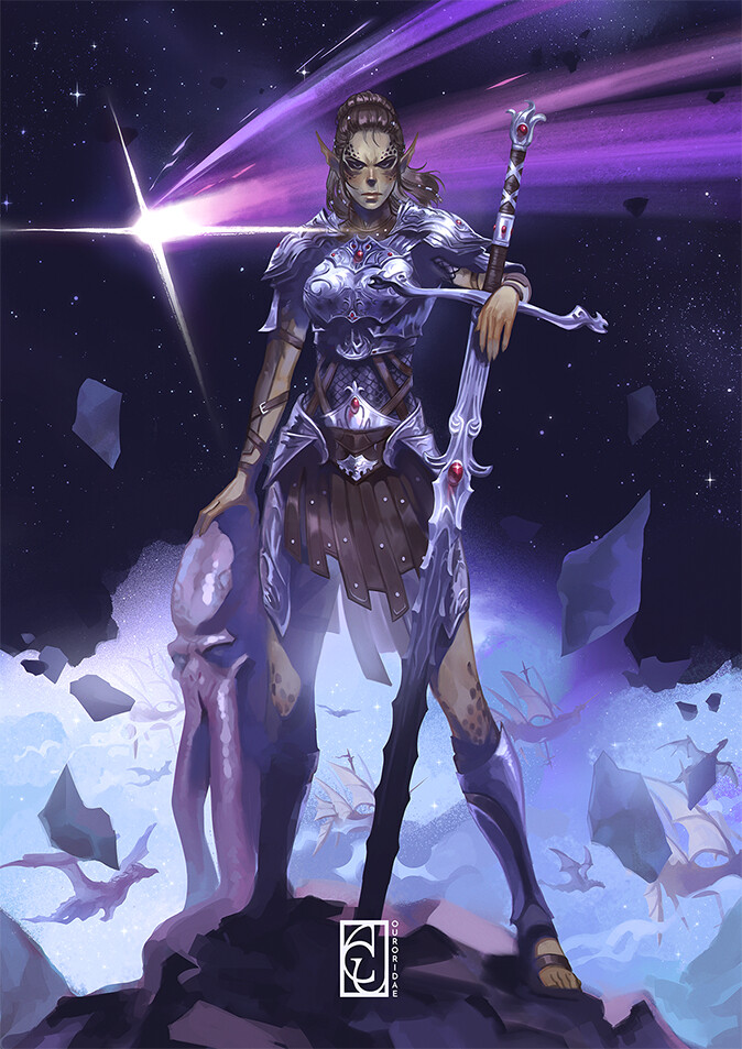 WardukeAtHome's tweet image. Lae'zel by @Ouroridae