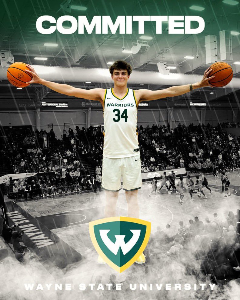 EHoopsSpotlight's tweet image. Grand Ledge ’26 SF/PF Braden James has officially committed to Wayne State University! Huge congrats to Braden on this milestone.
@bradenjames2026
@GrandLedgeBball @WSUWarriorsMBB
