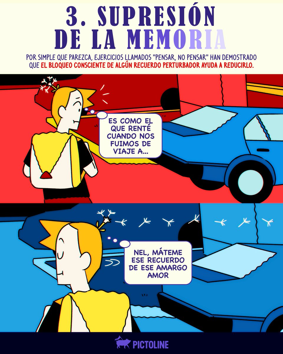 pictoline's tweet image. ¿Estrés por lo que no puedes borrar de la cabeza? Conoce las técnicas para “hackear” a tu cerebro y olvidar 🧠🔍☝️

#cerebro #ciencia #saludmental #memoria #neurociencia #salud #bienestar #pictoline