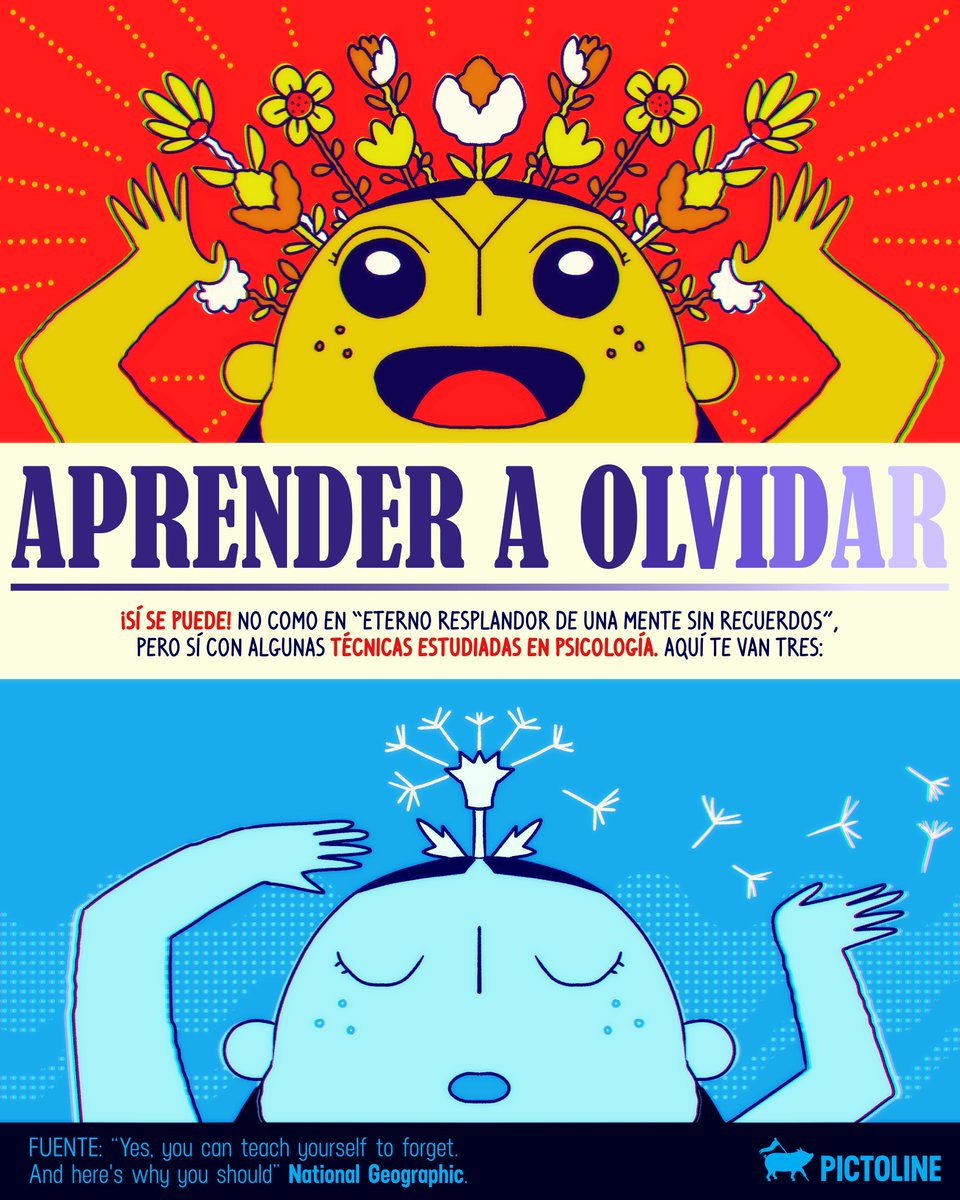 pictoline's tweet image. ¿Estrés por lo que no puedes borrar de la cabeza? Conoce las técnicas para “hackear” a tu cerebro y olvidar 🧠🔍☝️

#cerebro #ciencia #saludmental #memoria #neurociencia #salud #bienestar #pictoline