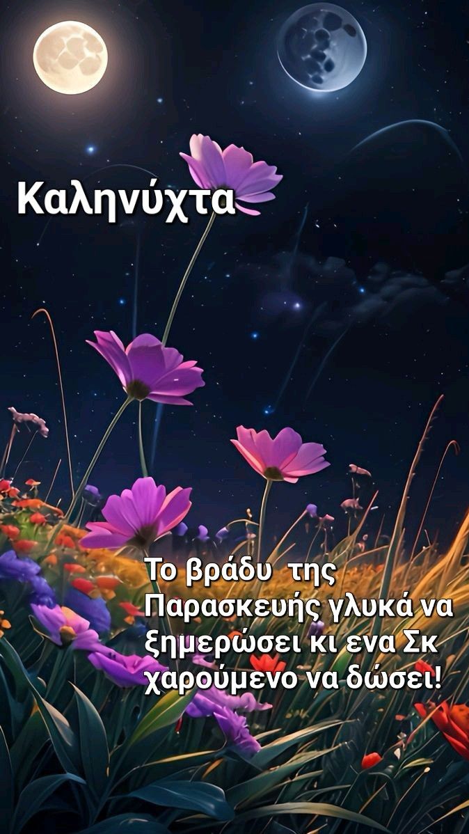 PolyxeneD's tweet image. Καλο βραδυ Παρασκευης να&apos;χουμε, ηρεμο και γαληνιο σ&apos;ενα ομορφο και φωτεινο πρωινο Σαββατου που γιορτάζει η Αγία μας Παρασκευη, προστατιδα των ματιών μας!🙏🏻🌠🙏🏻