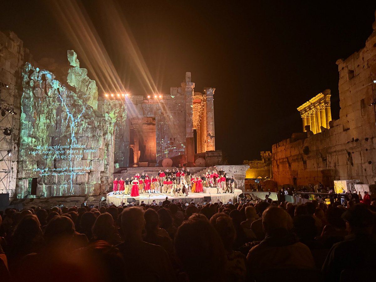 RicardoRKaram's tweet image. Against all odds, the Baalbek International Festival opens its arms once again, proving that culture never dies and that art remains stronger than darkness. What unfolded tonight was magical beyond words, beyond anything we expected.
Bravo 🇱🇧🇱🇧🇱🇧
@BaalbeckFest