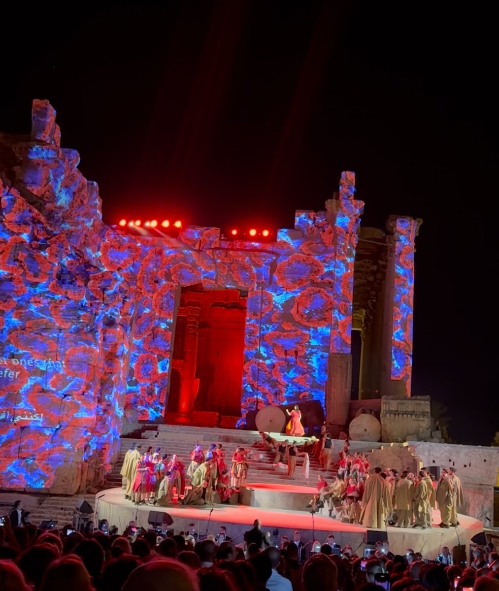 RicardoRKaram's tweet image. Against all odds, the Baalbek International Festival opens its arms once again, proving that culture never dies and that art remains stronger than darkness. What unfolded tonight was magical beyond words, beyond anything we expected.
Bravo 🇱🇧🇱🇧🇱🇧
@BaalbeckFest
