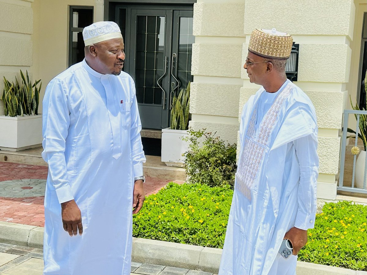 Sen. Kawu Sumaila has today Friday 25/07/2025 paid a homage visit to his friend the Executive Chairman of AYM Shafa Holdings Ltd Alhaji Abdulmuminu Yakubu Maishanu at his residence in Bauchi town of Bauchi State.