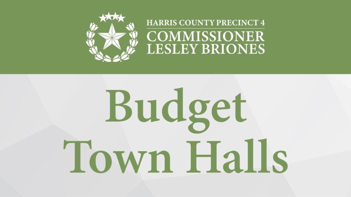 Commissioner Lesley Briones invites you to a Budget Town Hall, Backpacks, and Ice Cream Social at Freed Community Center on Monday, August 4, from 4:30 – 7 p.m. This family-friendly event includes a backpack giveaway courtesy of Texas Children's Health Plan, free ice cream, and