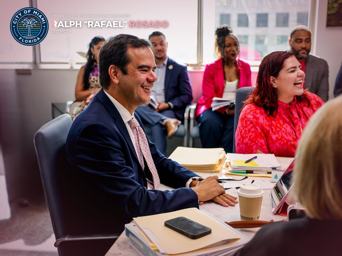 Ralph Rosado (@ralphrosado305) on Twitter photo Sworn in today as DDA Chair — honored to help shape the future of Downtown Miami, alongside leaders like <a href="/CommishEileen/">Commissioner Eileen Higgins</a>!
Hoy tomé juramento como presidente del DDA. Agradecido de trabajar por el futuro de Downtown Miami, junto a colegas como la <a href="/CommishEileen/">Commissioner Eileen Higgins</a>! Sworn in today as DDA Chair — honored to help shape the future of Downtown Miami, alongside leaders like <a href="/CommishEileen/">Commissioner Eileen Higgins</a>!
Hoy tomé juramento como presidente del DDA. Agradecido de trabajar por el futuro de Downtown Miami, junto a colegas como la <a href="/CommishEileen/">Commissioner Eileen Higgins</a>!