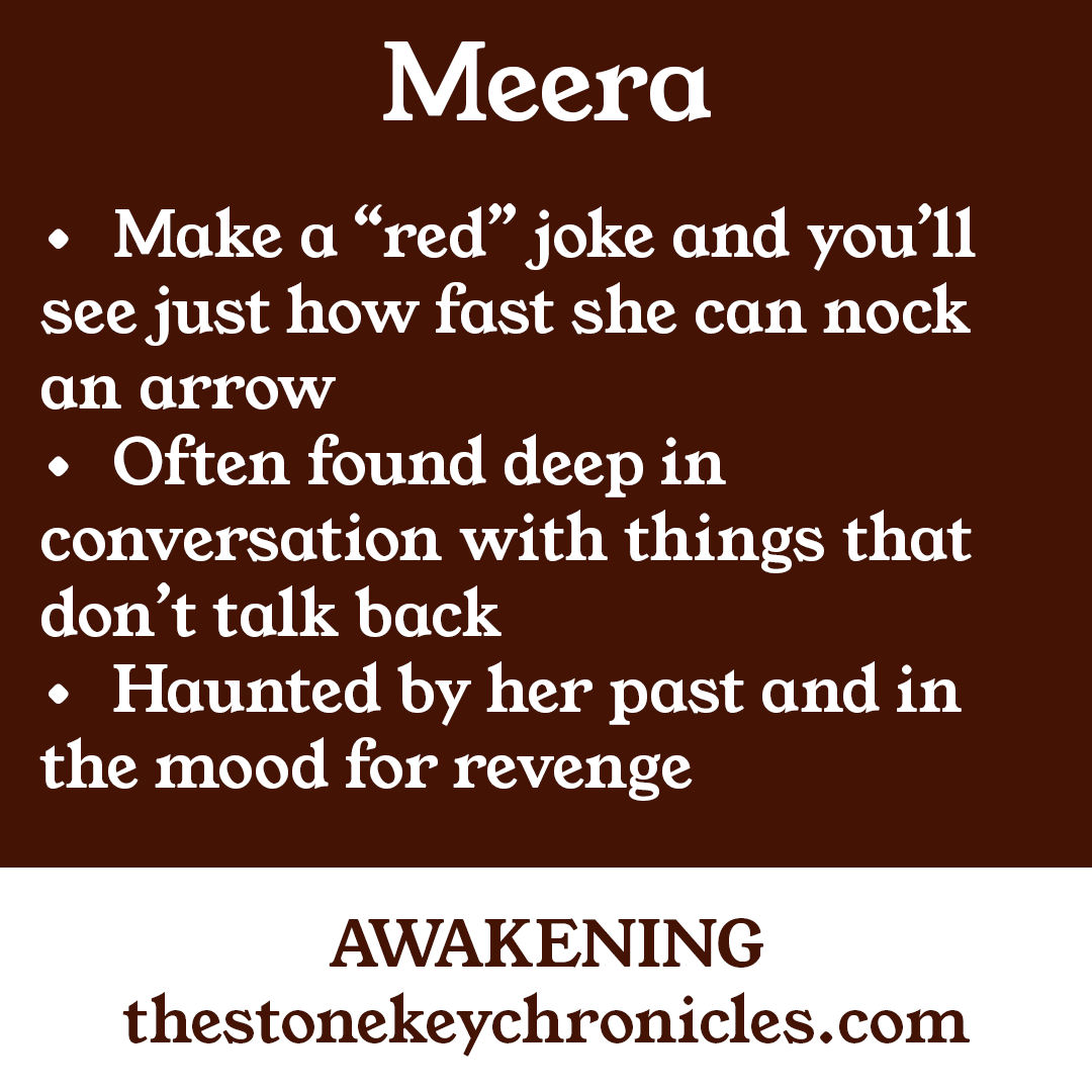 StoneKeySeries's tweet image. Happy Friday! Here's a sneak peek at the protagonist for #AWAKENING
Is Meera hunted for the knowledge she holds, or is she herself the weapon the enemy seeks?
#tskc #tskcawakening #awakening #epicfantasy #epicfantasyseries #epicfantasynovel #fantasybooks