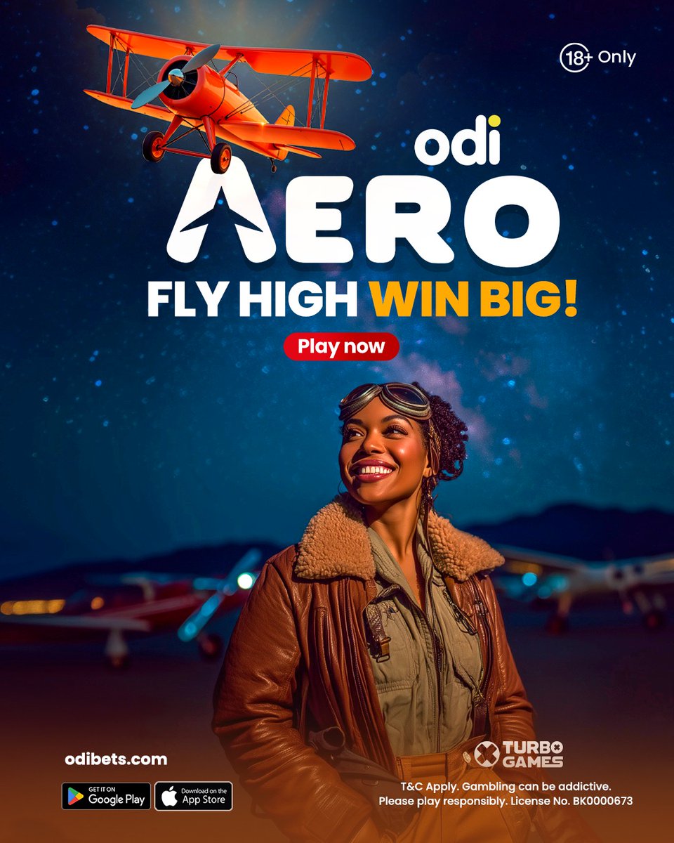 OdibetsOfficial's tweet image. Captains 👩✈️👨✈️, masaa ni ya kupepea na AERO pale Odibets 🛫
Ni rahisi! Fly with as low as KES 10! alafu jidondoe before the plane flies away!
Ndege iko full tank, kazi kwako 👉 bit.ly/OdiAero
⚠️ Strictly 18+ only. Cheza responsibly & set your limits. Gambling can be…