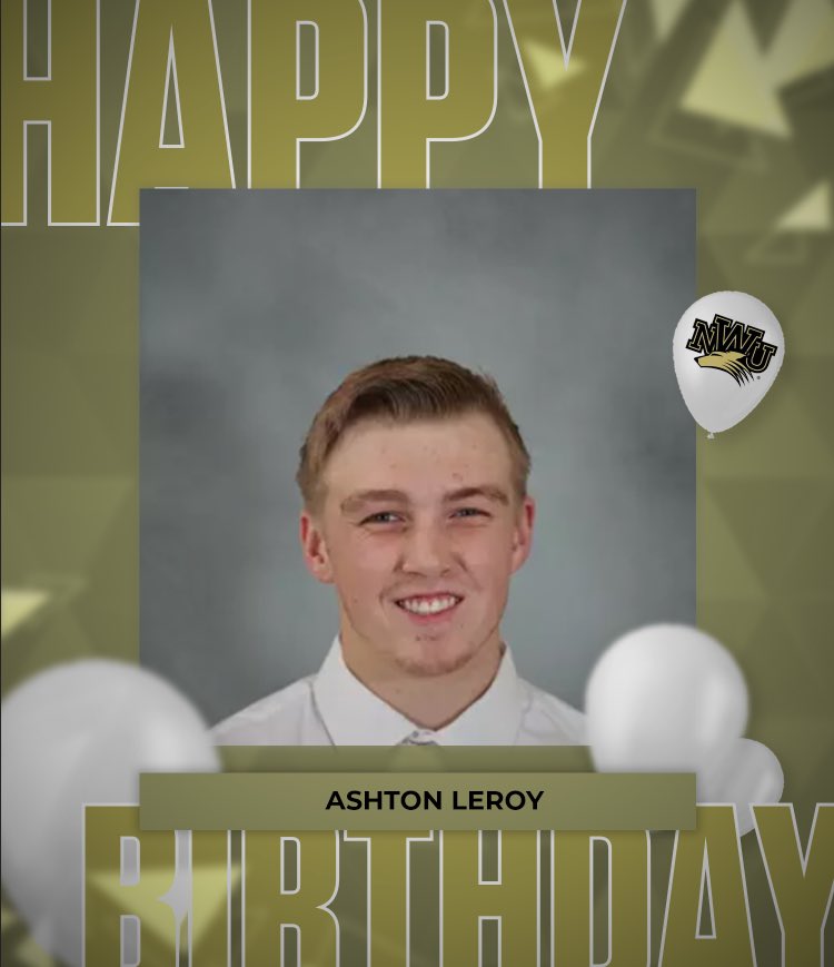 NWUFootball's tweet image. Wishing a Happy Birthday to #76 Ashton LeRoy!

#FAITH