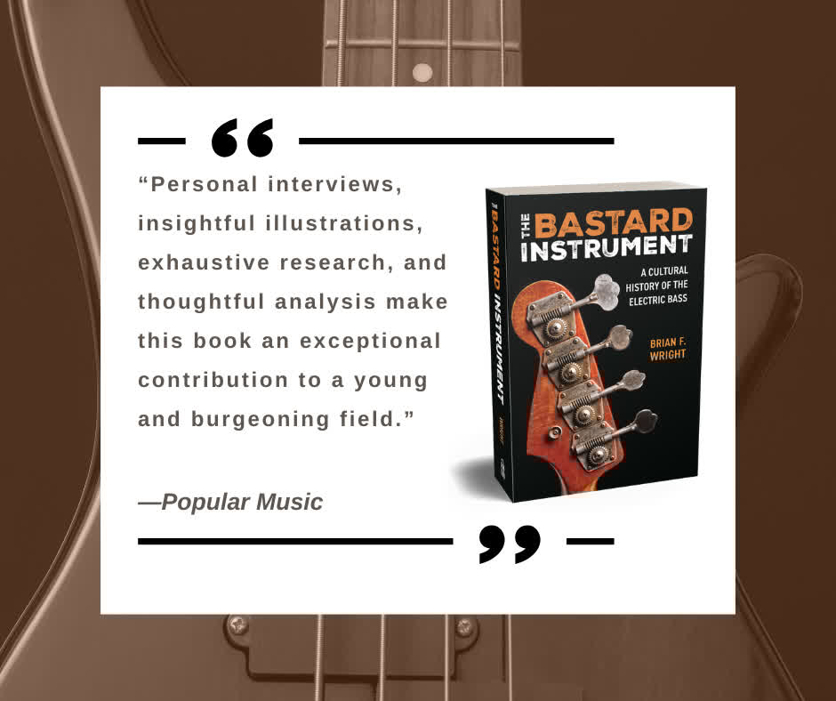 UofMPress's tweet image. Another review of "The Bastard Instrument!" Find the book at doi.org/10.3998/mpub.1…
"Personal interviews, insightful illustrations, exhaustive research, and thoughtful analysis make this book an exceptional contribution to a young and burgeoning field." —Popular Music