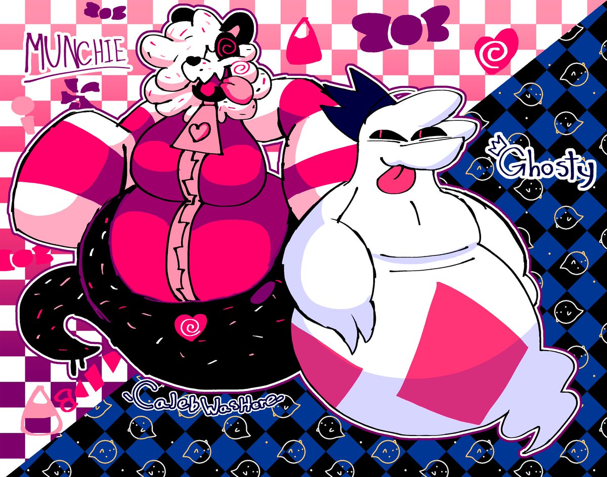_CalebWasHere_'s tweet image. Silly Specters - Munchie & Ghosty!!
- 2-in-1 Attack for @bobberbobman & @Orangefuzzysoda -
#artfight2025 / #artfight