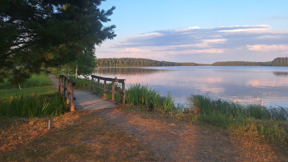 PHatunen's tweet image. Hyvää illanjatkoa ja yötä. Have a fine evening and good night. 
Kuva 25.7.2025 Oulujärvi Vaala.