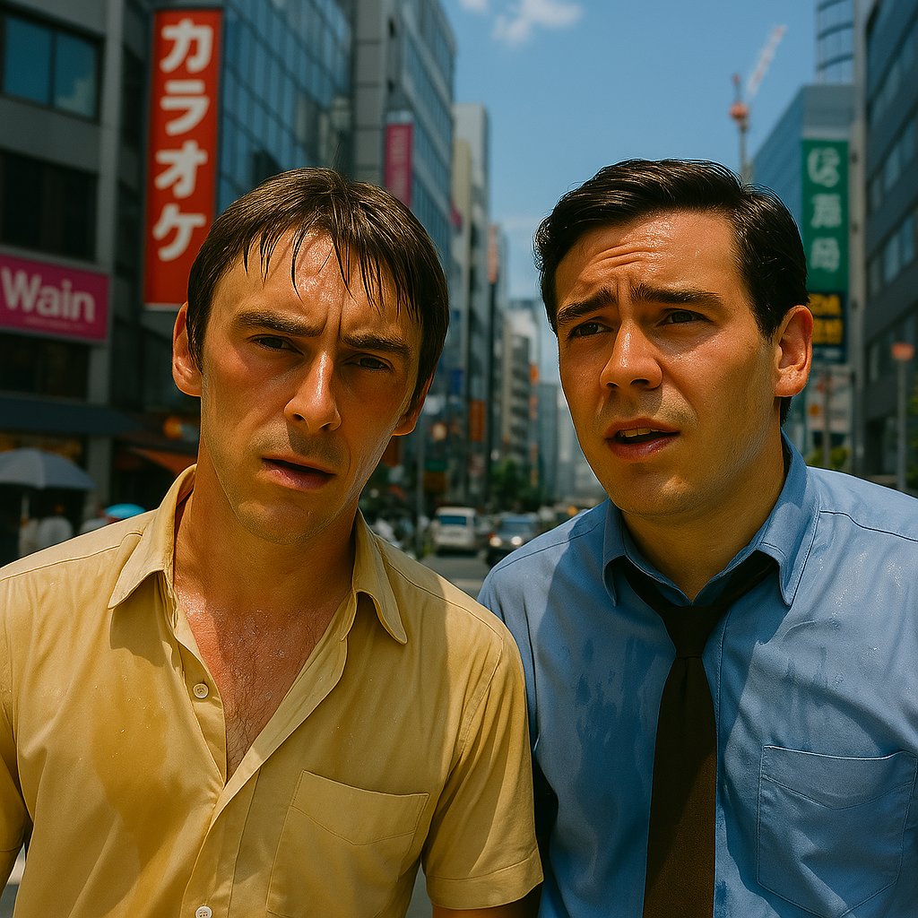 gakus2's tweet image. 深夜晩酌しながら、Long Hot Summerに思いを馳せつつ、暑中お見舞い申し上げます。ウチの生成AIでつくった画像、ミック・タルボットが全然似てなくて、腹が立ってきたので、やっぱり呑むしかない。