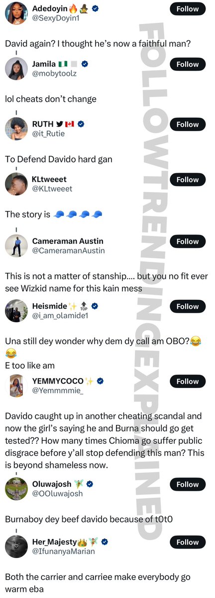 TrendingEx's tweet image. Chioma is trending because it’s looking like she might have HIV & AIDS, courtesy of Davido’s alleged infidelity.
With just few days to their wedding, a snap baddie (Milkshake) is trying to put asunder using Jessie as catalyst., Seyi Tinubu wasn’t spared.
In summary, Milkshake’s…