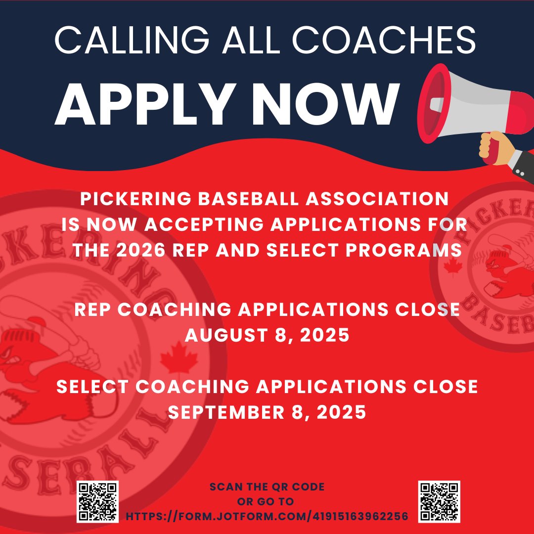 Pickering Baseball Association tweet media