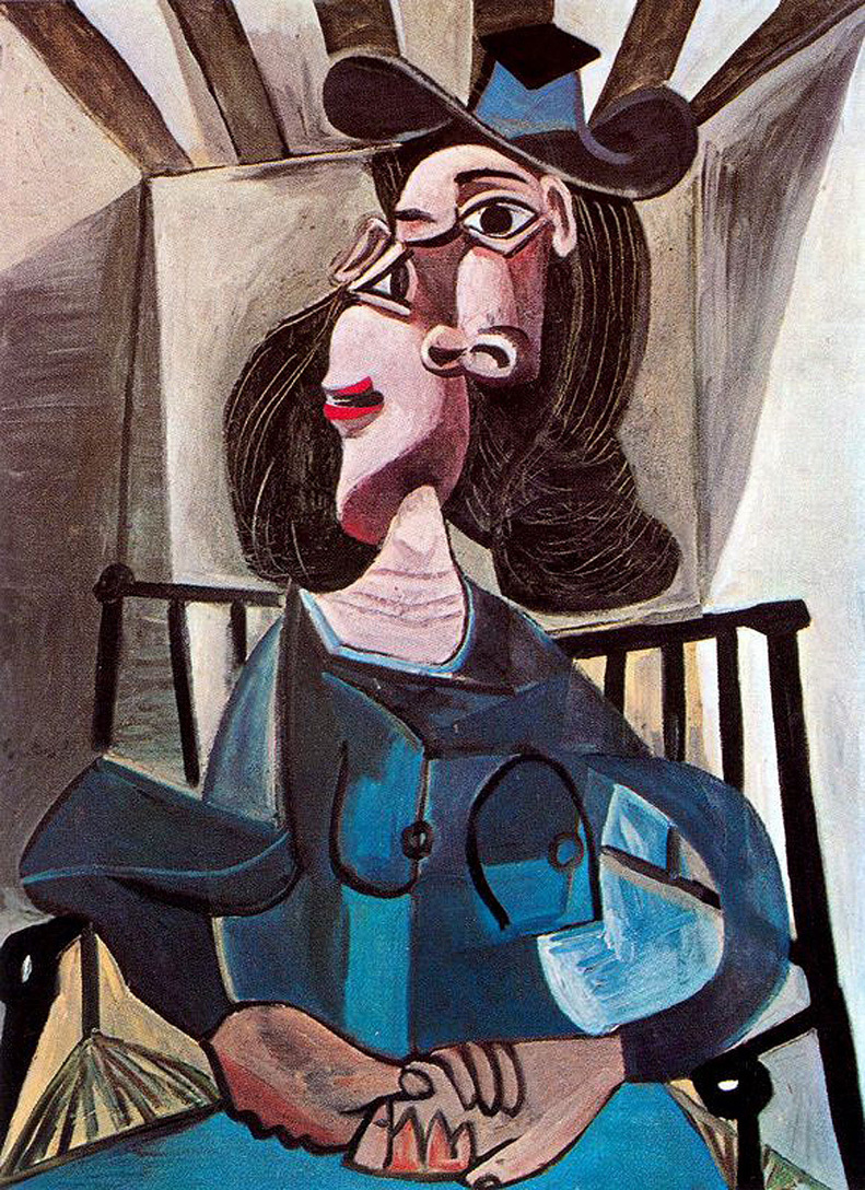 Girl in chair, 1952 #artbots #picasso
