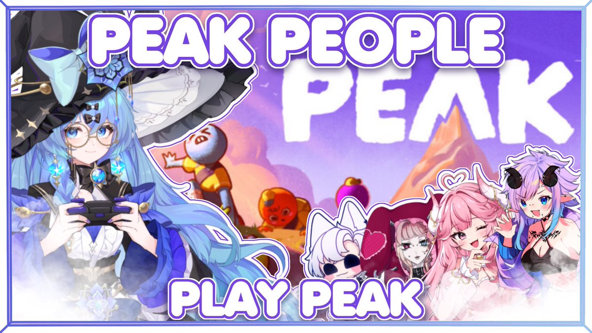 🧗🏔️[PEAK PEOPLE PLAY PEAK]🏔️🧗
ON SATURDAY we will be climbing till our knees are sore or probs die of starvation WHO KNOWS! /w <a href="/KamuiizsVT/">Kamuii 🔮⛓️ | Chuuni Lichtuber 💜 ARCADIA: ECLIPSE</a> <a href="/EllaLunaire/">EllaLunaire 💖🌙 VTuber</a> <a href="/girmgerm/">gwimmi | 🧠🪦|</a> and <a href="/theJmasterVT/">theJmasterVT🦊 🎰 VEXPO2025</a> 

🕒 SATURDAY AT 9PM EST-6PM PST 
🟣 twitch.tv/gege_baidamvt