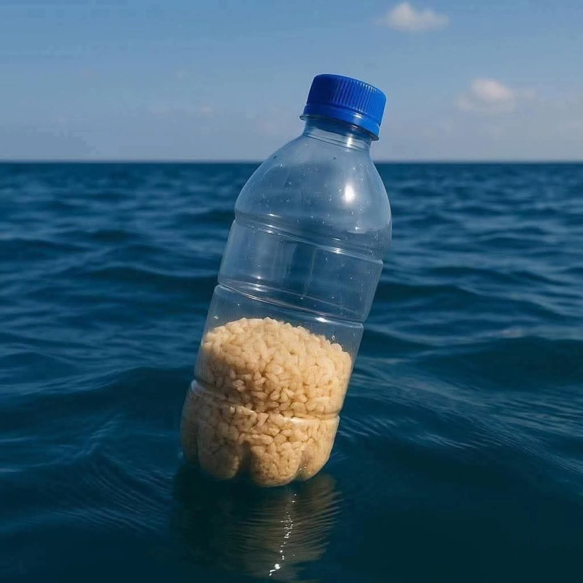 Denize bırakılan bir iyi niyet, bir mücadele, bir karınca misali... Kim bilir bu şişenin sonu nerede olacak ama, çaresiz oturmaktan iyidir.