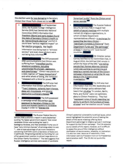 and was taking “heavy tranquilizers.”
•She had reported medical issues including heart disease, type 2 diabetes, deep vein thrombosis, COPD, and chronic fatigue.
•Obama and senior party officials reportedly found her health condition “extraordinarily alarming.”