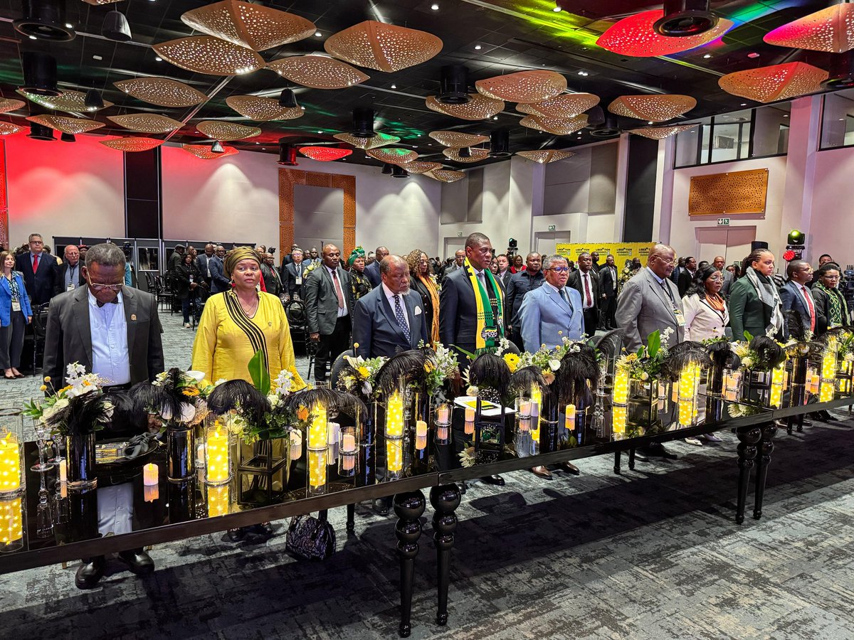 PMashatile's tweet image. This evening in my capacity as the African National Congress (ANC) Deputy President made remarks at the Liberation Movements Summit 2025, reflecting on the in Johannesburg, South Africa.
Among this delegation was Secretary-General and Chairperson of the Sister-Parties…