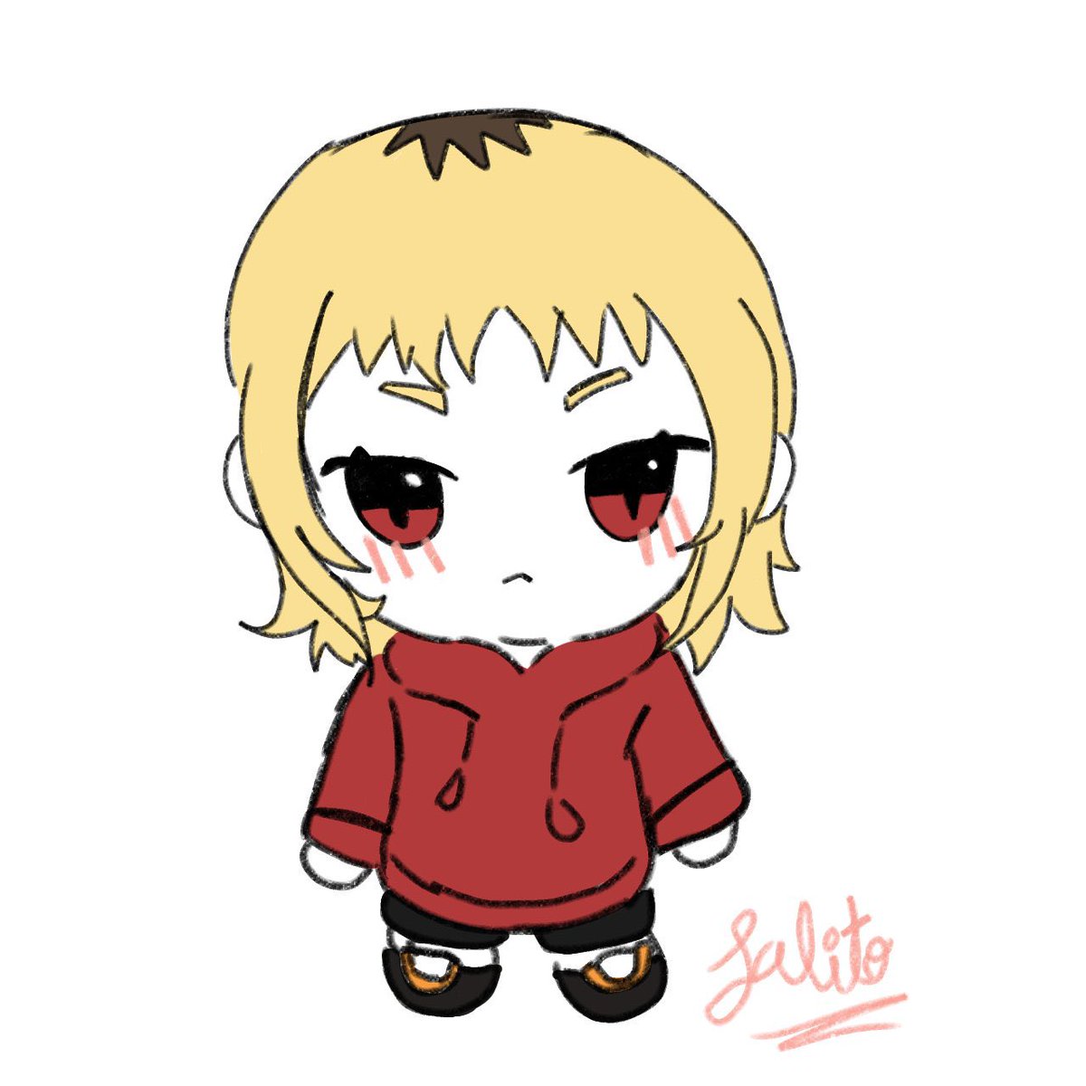 BeanMakima's tweet image. PLEASE FOLLOW MY FRIEND @WeirdSalitoo if you havenβt!πππ
Sheβs very sweet and makes cute art!π