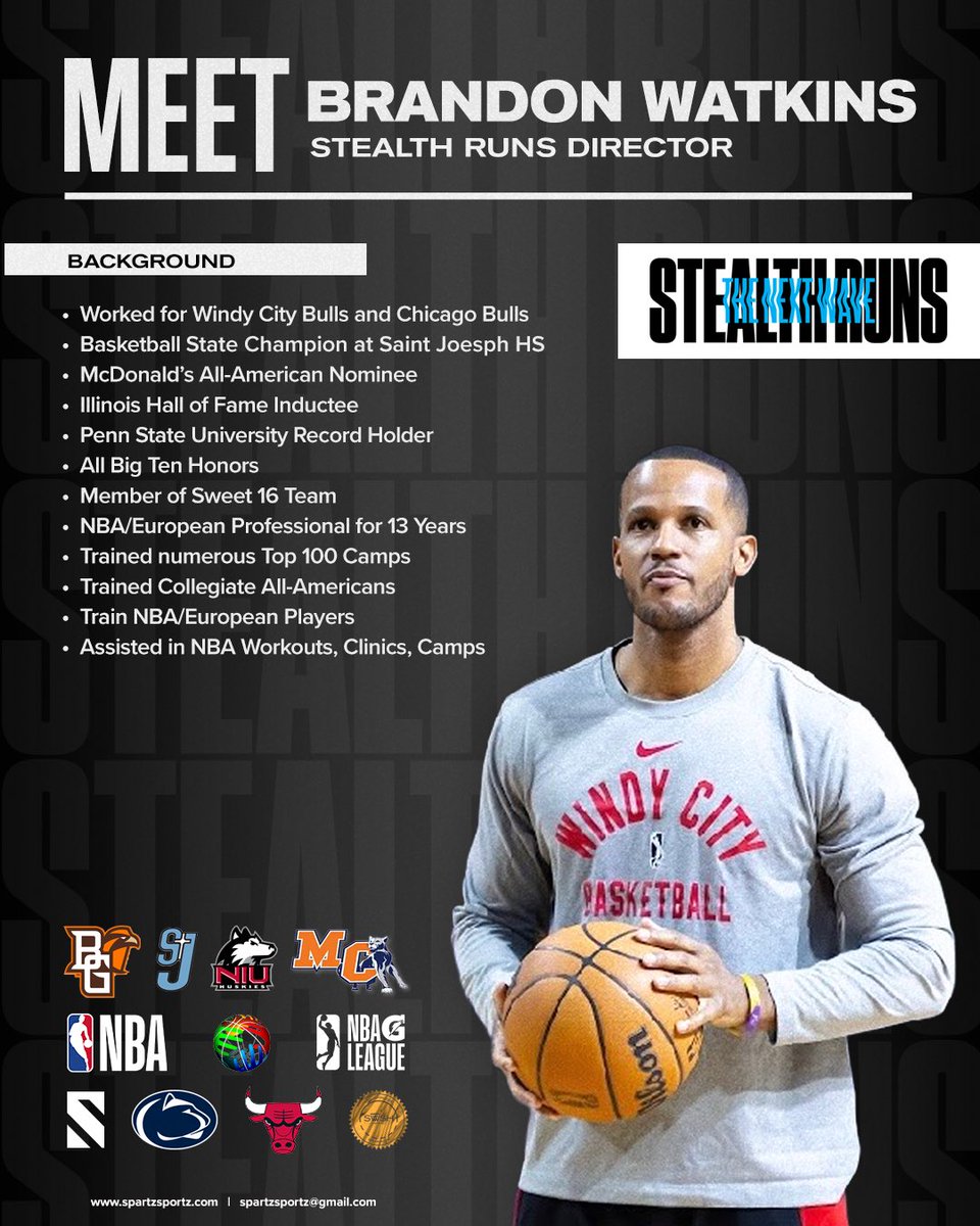 Meet Brandon Watkins! 🤩

<a href="/SR_THENEXTWAVE/">Stealth Runs: THE NEXT WAVE</a> Director 🌊🛸🏀

Click the link below to Learn More about Brandon.⬇️
instagram.com/p/DMirkQLxtMz/…