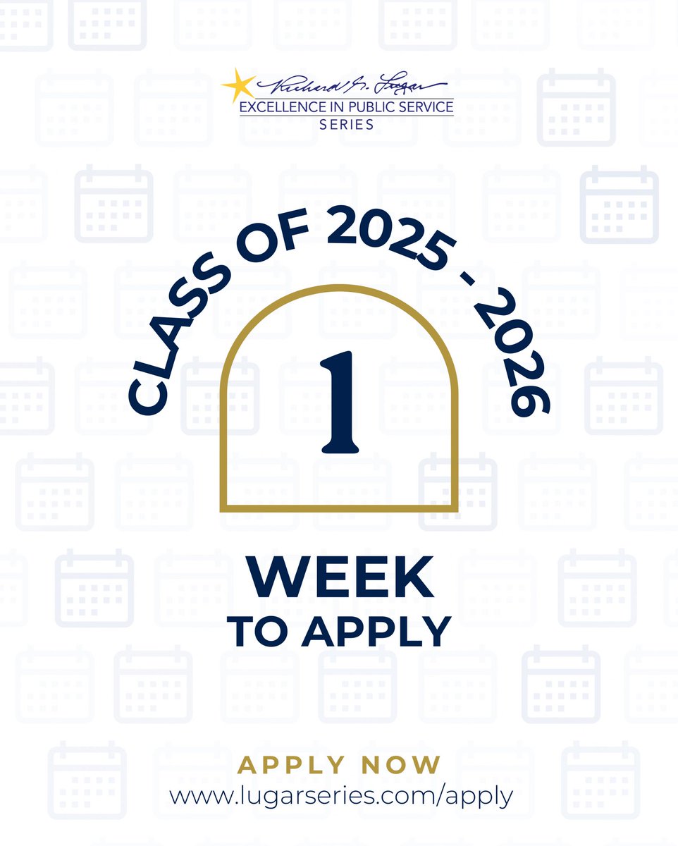 Applications for the Class of 2025-2026 close in just ONE WEEK! ⭐️

Don’t miss your chance to apply! Visit lugarseries.com/apply for more information.