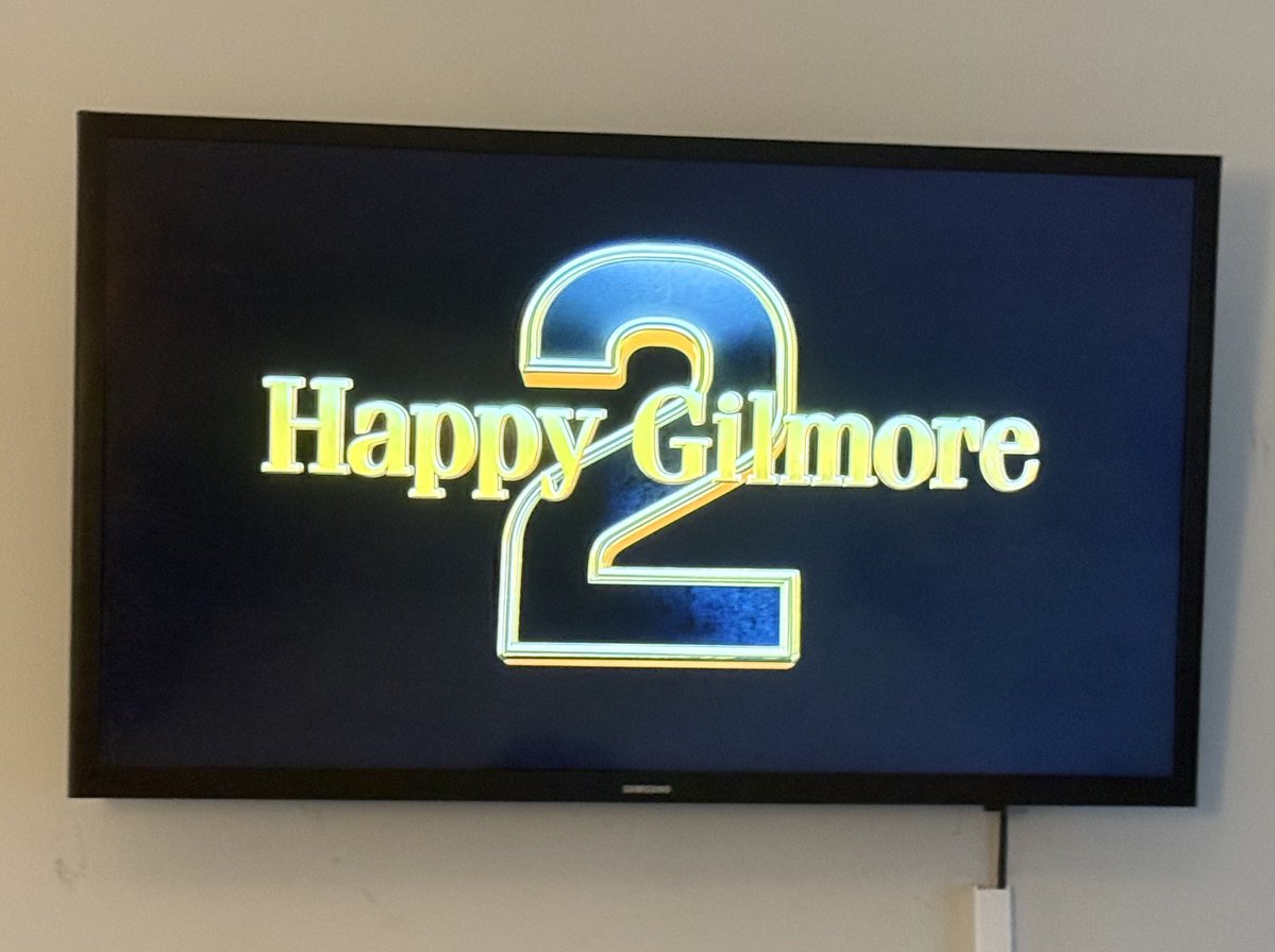 CollopySamantha's tweet image. Time to watch HAPPY GILMORE 2!!! 🏌️
I’ve waited Years for this to come out! @AdamSandler do not let me down! 👌🤣
#HappyGilmore2 #HappyGilmore #justtapitin #adamsandler #shooter #Netflix