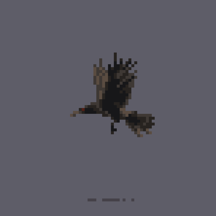 bratikoff's tweet image. Raven

#pixelart